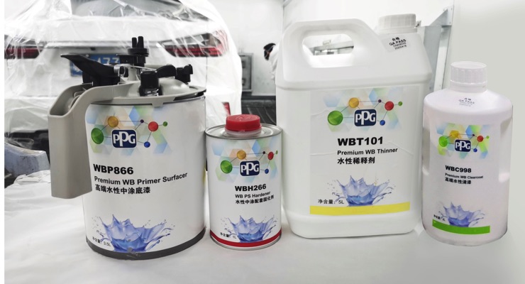PPG Launches Low-VOC Waterborne Coating System for China Refinish Market