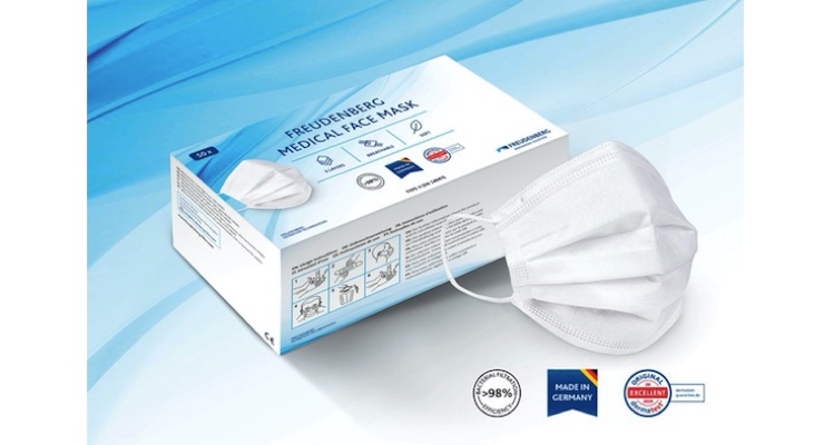 Freudenberg Filtration Technologies Masks Certified as Medical Products