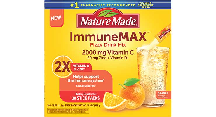 Nature Made Launches ImmuneMax Fizzy Drink Mix