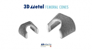 Medacta’s Knee Portfolio Adds 3DMetal Femoral Cones for Knee Revision