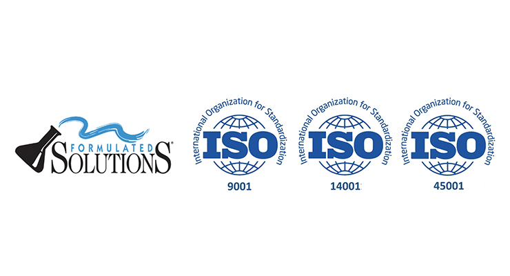 Formulated Solutions Earns ISOs