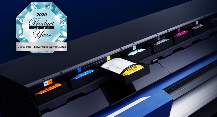 Roland DG’s TR2 Ink Wins PRINTING United Alliance 2020 Product of the Year Award