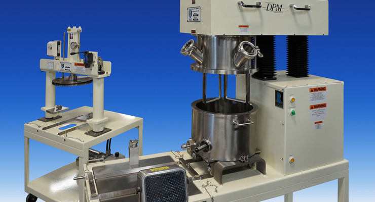 ROSS Double Planetary Mixing, Weighing and Discharging System
