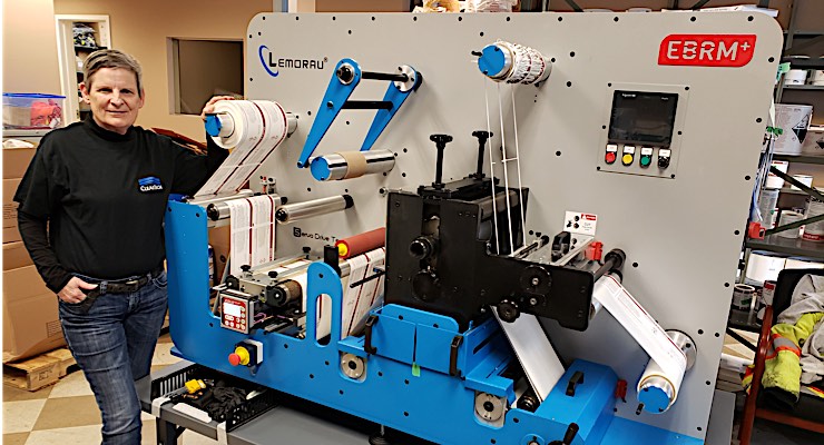 ClearTech Industries turns to Arrow Systems for label finishing
