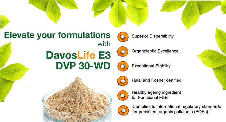DavosLife E3 DVP 30-WD for Functional Foods and Beverages