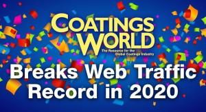 Coatings World Reaches 975,000 Visits in 2020