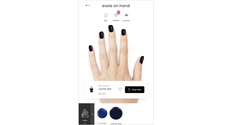 Essie Launches Web-Based Nail Polish Tool