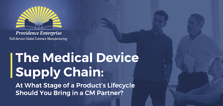 Medical Device Supply Chain: At What Stage of a Product’s Lifecycle Should You Bring in a CM Partner