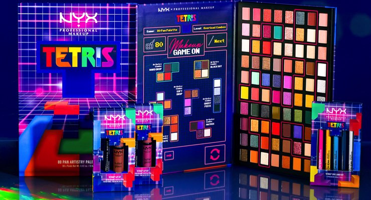 Totally Rad! NYX Adds 80s Video Game Eyeshadow Palette