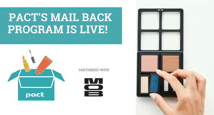 MOB Beauty Launches the Pact Mail Back Program For Hard-To-Recycle Beauty Packaging