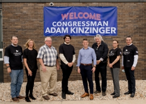 Garcoa Laboratories Receives Special Visit from Congressman Adam Kinzinger 