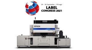 Epson highlighting SurePress UV digital press at Label Congress 