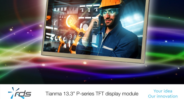 RDS Launches Tianma 13.3-inch Full HD TFT