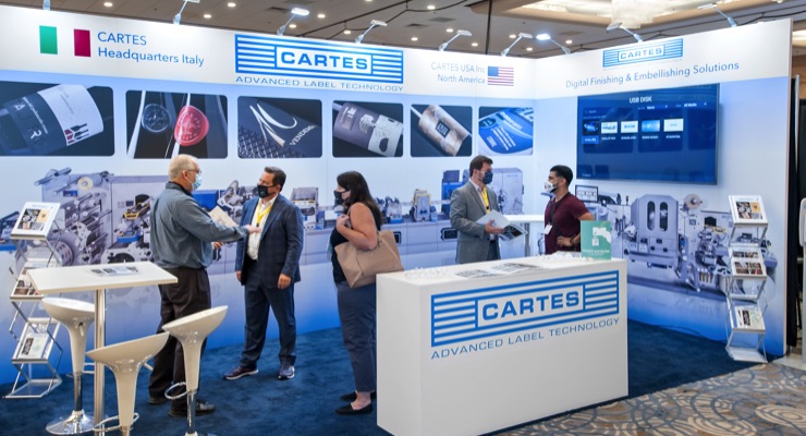 Cartes presents Jet D-Screen unit at Label Congress