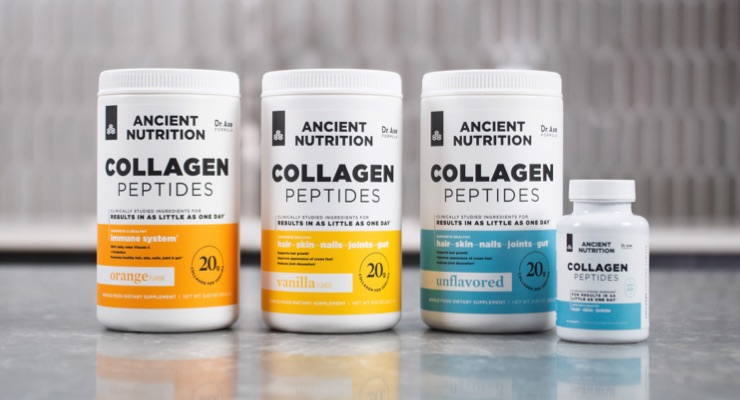 Ancient Nutrition Launches Line of Fast-Acting Collagen Peptides 