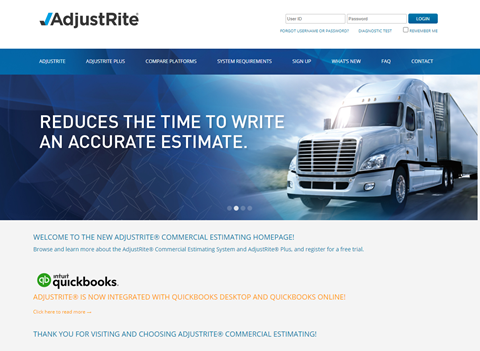 PPG ADJUSTRITE Commercial Estimating System Offers Ability to Integrate with QUICKBOOKS