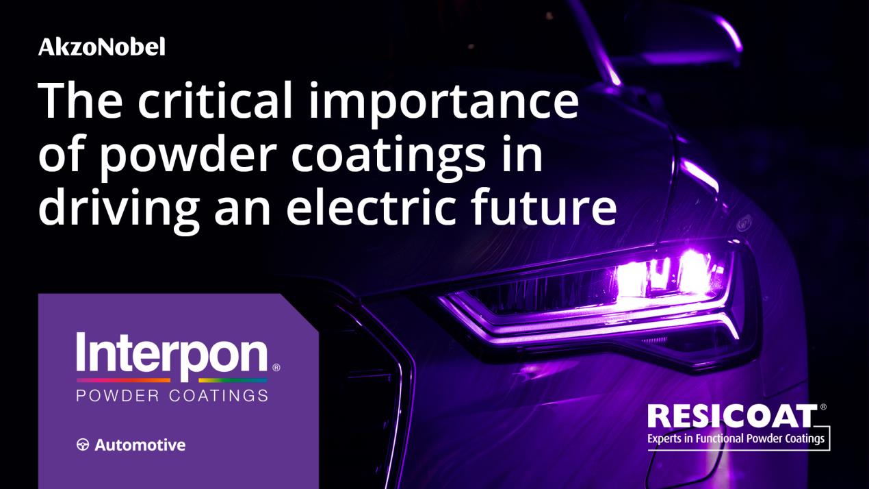 New White Paper Shows Critical Importance of Powder Coatings in Driving an Electric Future