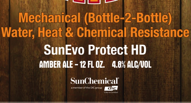 Sun Chemical Varnish Enhances Resistance for HP Indigo Printed Labels