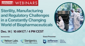 Sterility, Manufacturing & Regulatory Challenges in a Constantly Changing World of Biopharmaceuticals