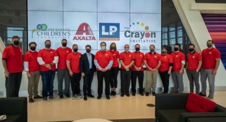 Axalta, LP Building Solutions Team Up with The Crayon Initiative, Jeff Gordon