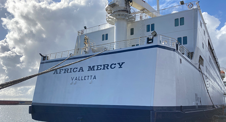 AkzoNobel Makes Marine Coatings Donation To Civilian Hospital Ship Africa Mercy At Drydocking