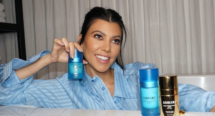 Ambari Beauty Partners With Kourtney Kardashian | Beauty Packaging