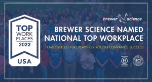 Brewer Science Named a 2022 Top Workplace in USA