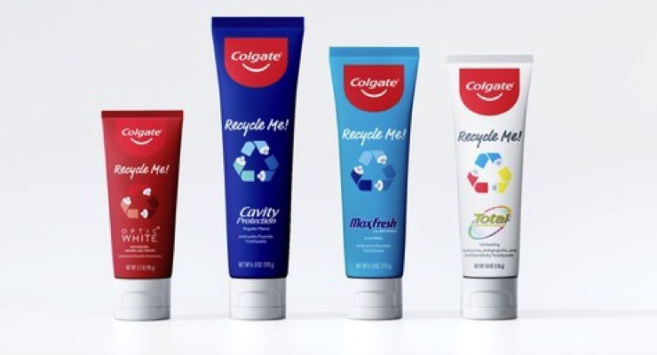 Colgate Begins Roll Out of Its Recyclable HDPE Toothpaste Tube in the US