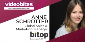 Happi Videobite: Anne Schrotter, Global Sales and Marketing Manager, Bitop 
