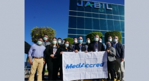 Jabil Achieves MedAccred Accreditation for Plastics Injection Molding
