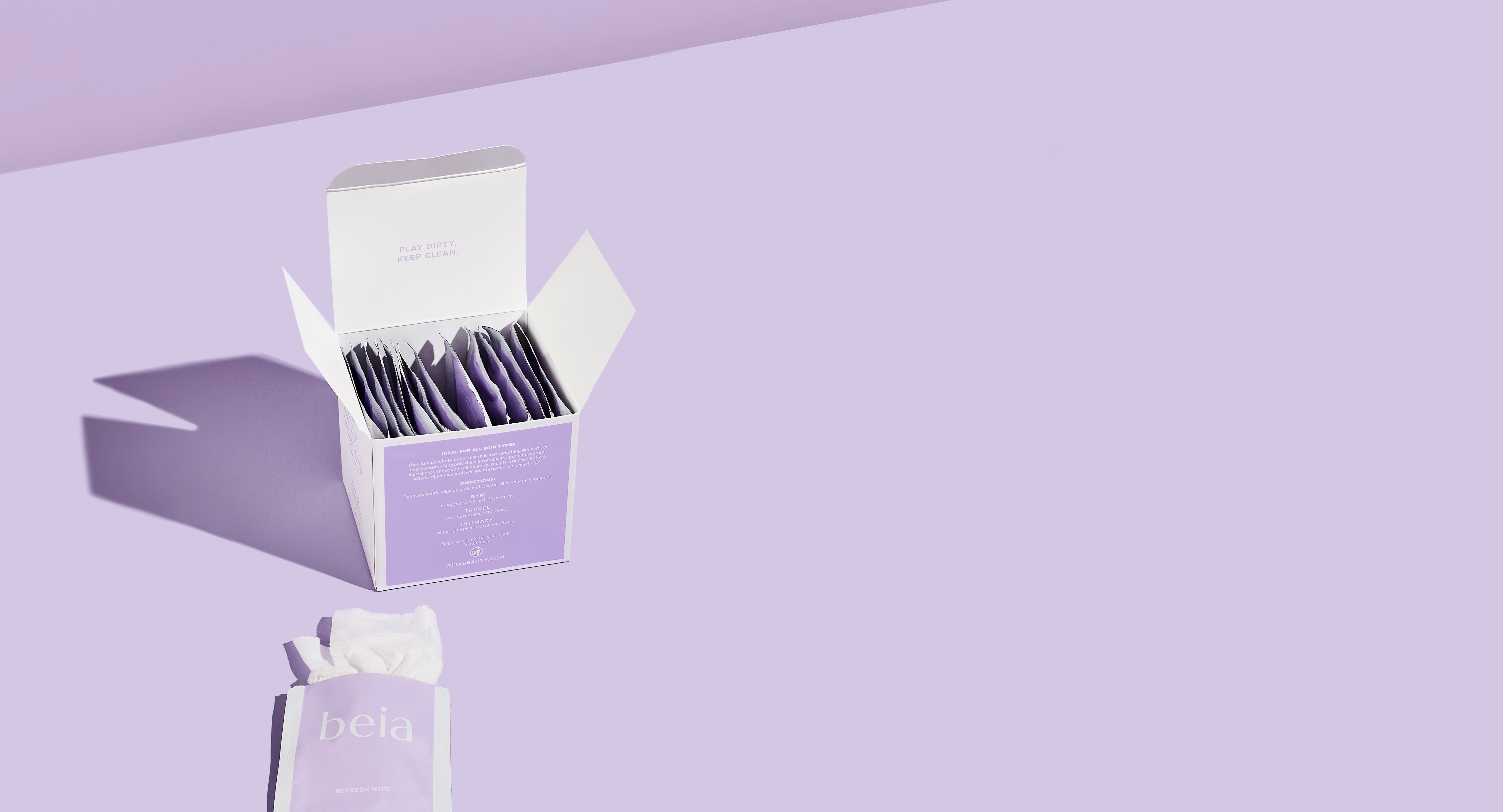 Luxury Skincare Brand Beia Beauty Introduces Refresh Wipes for Body