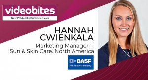 Happi Videobite: Hannah Cweinkala, Marketing Manager, Sun & Skin Care, North America, BASF
