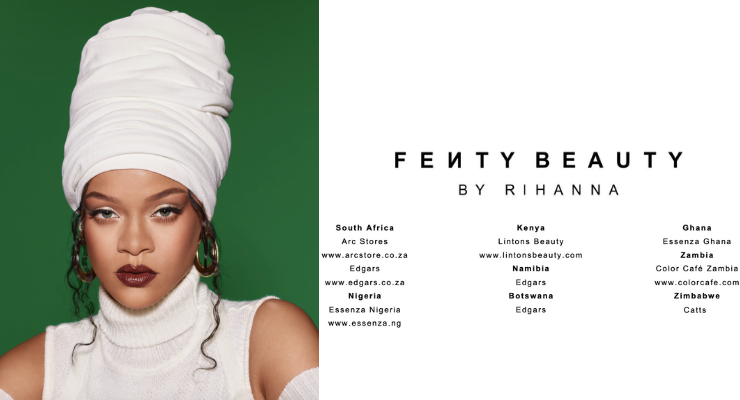 Rihanna’s Fenty Beauty and Fenty Skin to Expand Across Africa