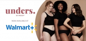 Proof Launches Reusable Period Products in Walmart Stores