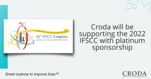 Croda Supports 2022 IFSCC Congress with Platinum Sponsorship