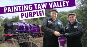 T&R Williamson Paints Taw Valley Purple on the Severn Valley Railway