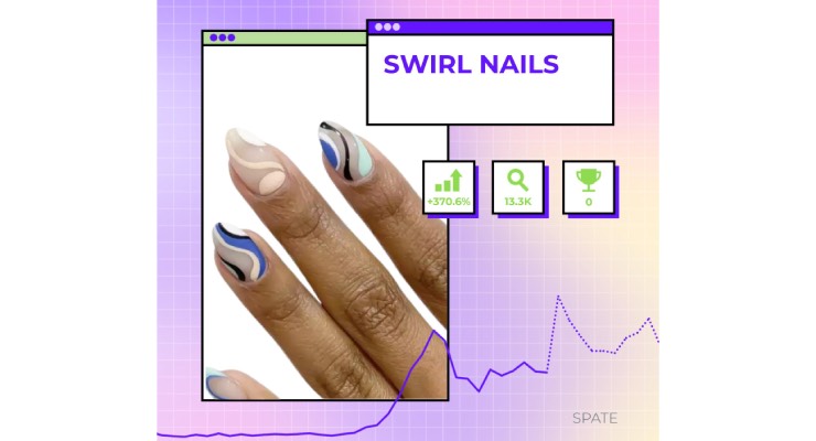 Swirl Nails, Estrogen Face Cream and Wedding Makeup Drive Current Beauty Searches: Spate  