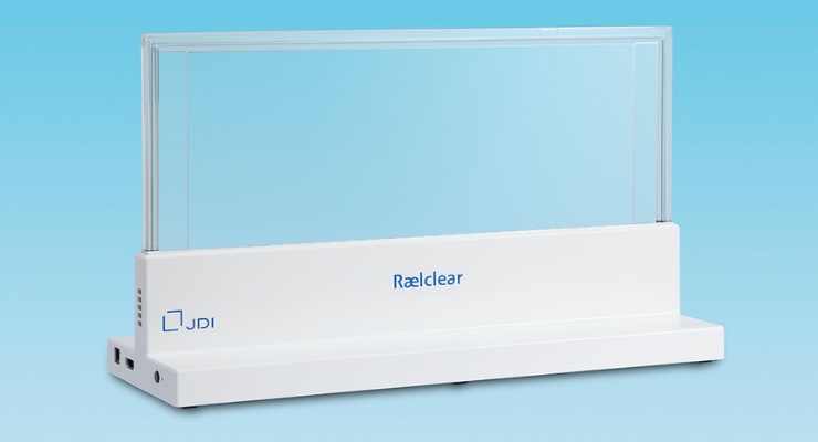 JDI Further Develops its Transparent Rælclear Display Technology