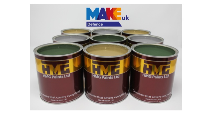 Make UK Defence Collaborates with HMG Paints