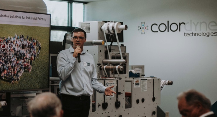 Colordyne hosts open house featuring hybrid print technology