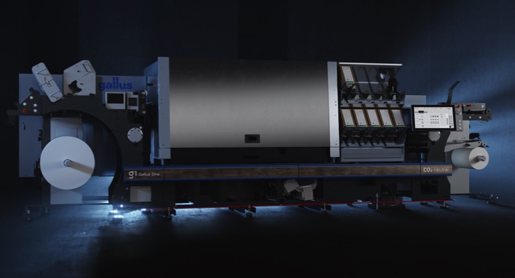 Gallus Launches Gallus One, Its First Fully Digital Inkjet Label Press