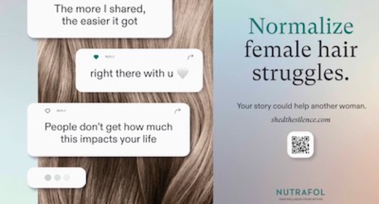Hair Loss Brand Nutrafol Releases New National TV Spot
