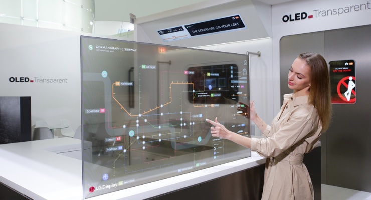 LG Display Unveils Latest Transparent OLED Solutions for Mobility at InnoTrans