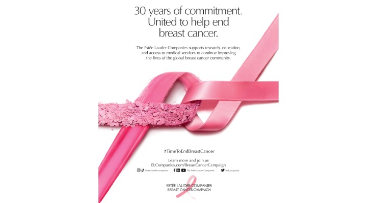 The Estée Lauder Companies Launches Breast Cancer Campaign to Honor 30th Anniversary 