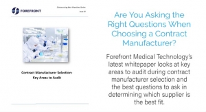Contract Manufacturer Selection: Key Areas to Audit