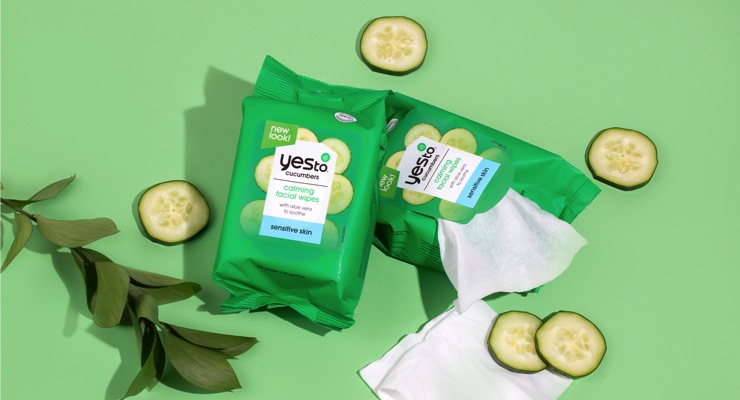 Yes To Cucumber Skin Care Wipes Get Sustainable Packaging Makeover
