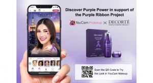Perfect Corp. and Decorté Launch Exclusive Purple Ribbon AR Virtual Filter Effect 