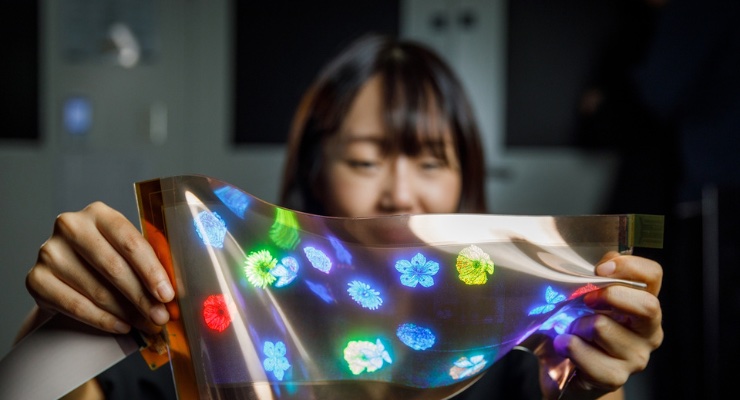 LG Display Unveils World’s First High-Resolution Stretchable Display