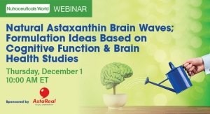 Natural Astaxanthin Brain Waves; Formulation Ideas From Cognitive Function & Brain Health Studies