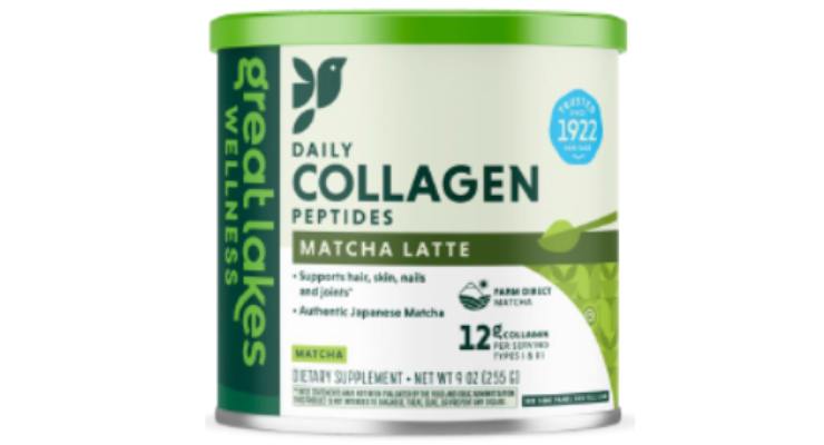 Great Lakes Wellness Launches Daily Collagen Matcha Latte Peptides 